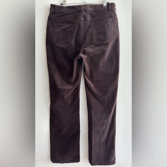 Charter Club Classic Fit Women's Dark Brown/Chocolate Corduroy Jeans, Size 8 - Picture 10 of 13